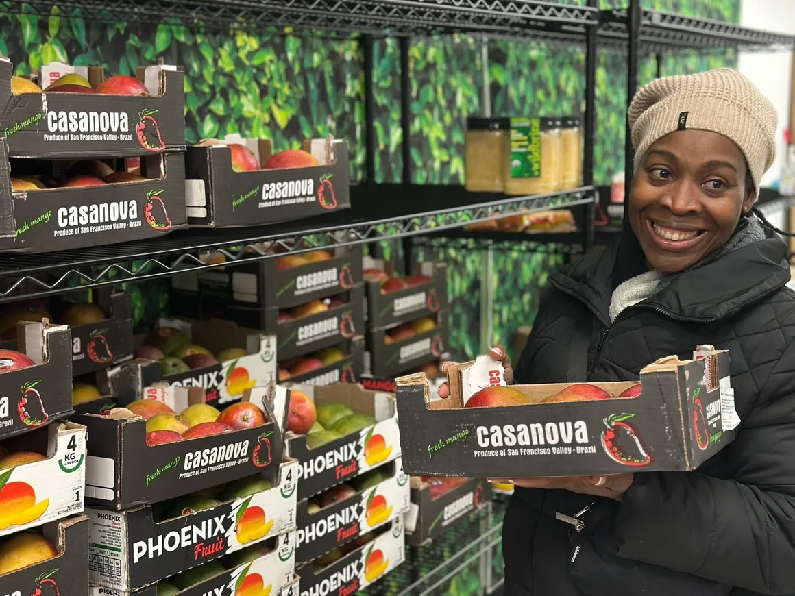 Volunteers preparing food packages